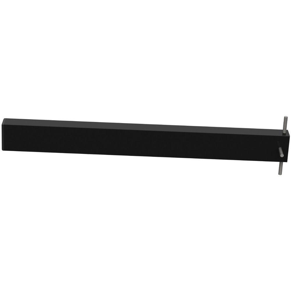 2 Suportes Pia Chumbar Bancada Mesa 60 Cm - Preto - 5