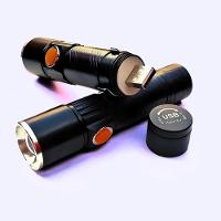 Lanterna Recarregável Usb Luz Negra Uv Alta Intensidade - 8