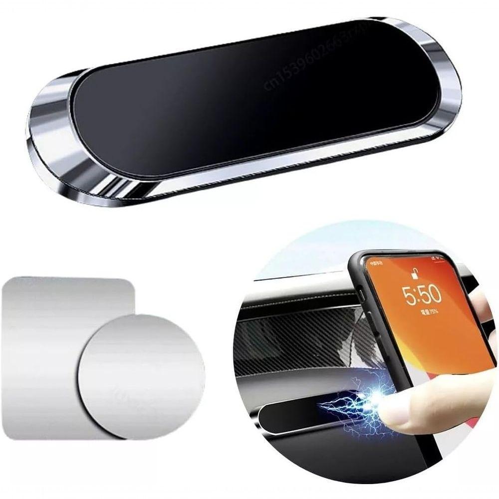 Suporte Veicular Celular Imã Universal Vertical Ou Horizontal Carro Automóvel Veículo Magnético - 9