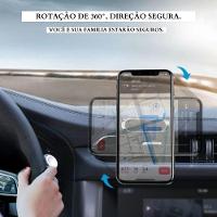 Suporte Veicular Celular Imã Universal Vertical Ou Horizontal Carro Automóvel Veículo Magnético - 5