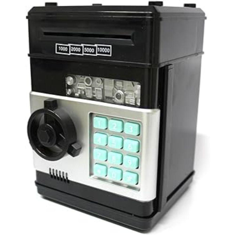 Mini Cofre Eletrônico Digital Senha 4 Dígitos Notas E Moedas - 1