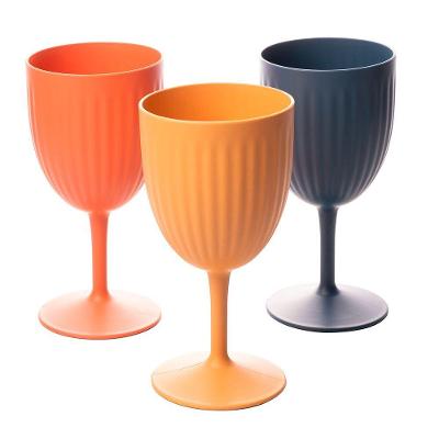 Taça De Bambu Ecológico Pp Stripes Colorida 540ml Lyor