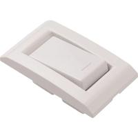 Conjunto Para Móvel 1 Interruptor Simples 10 A Tramontina Liz Branco - 2