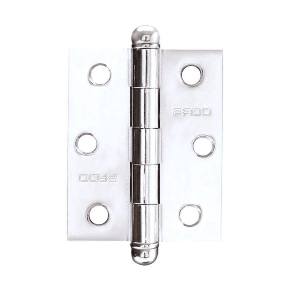 Dobradiça Sem Rolamento Inox Polido Pado 3530 - 3.1-2 Com 3 Unidades - 2