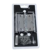 Dobradiça Sem Rolamento Inox Polido Pado 3530 - 3.1-2 Com 3 Unidades - 3