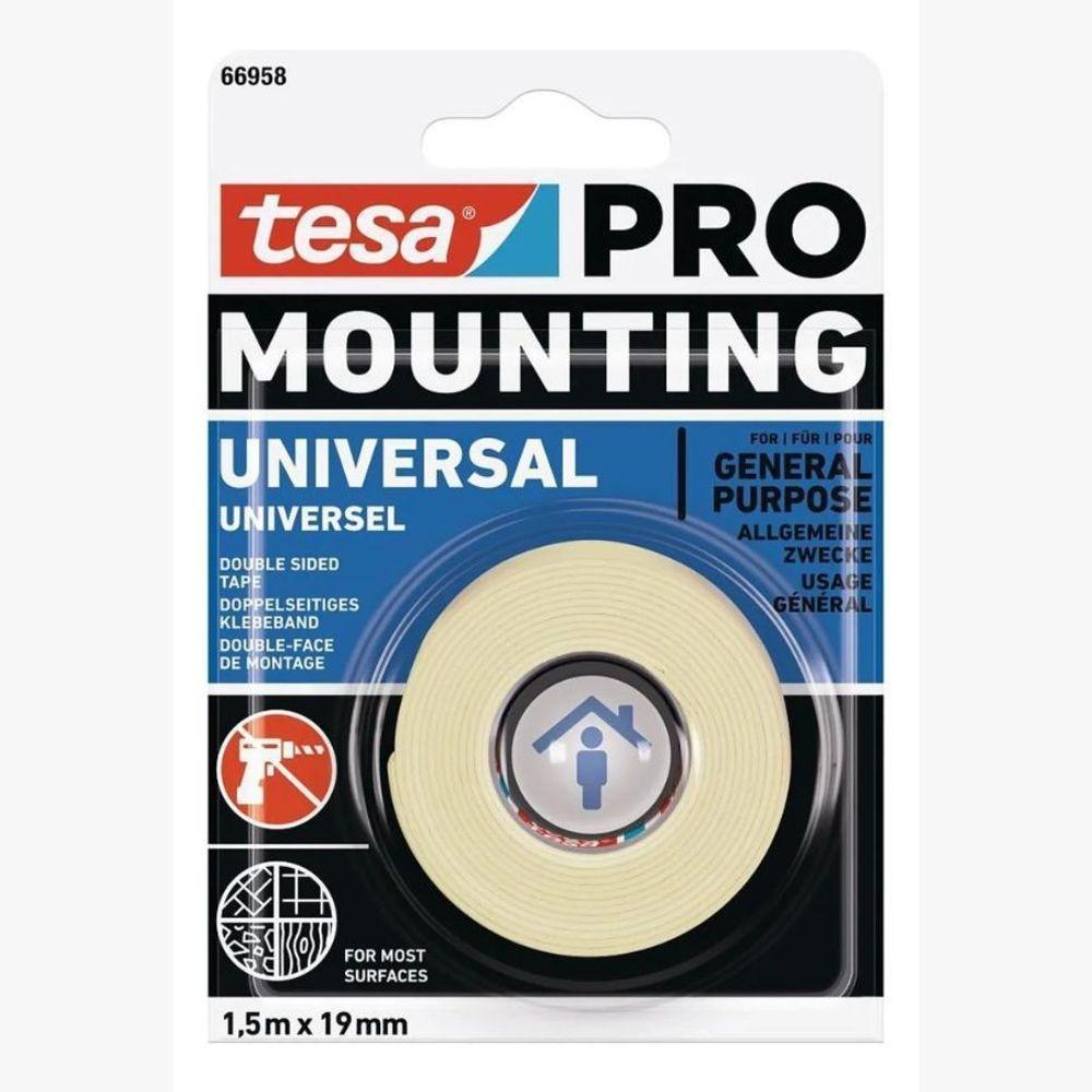 Fita Dupla Face Tesa Pro Mounting Uso Geral 1,5 X 19 Mm - 1