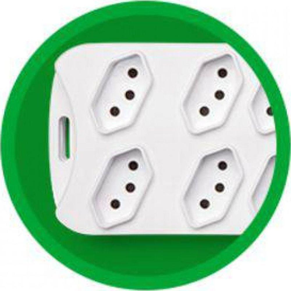 Protetor Eletrônico Com 8 Tomadas Epe 1008+ - 2
