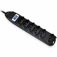 Filtro De Linha 6 Tomadas Linear Preto Wi221 - 1