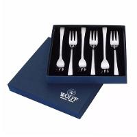 Conjunto 6 Garfos De Sobremesa Para Bolo Jogo Kit Aço Inox Berna Wolff - 8