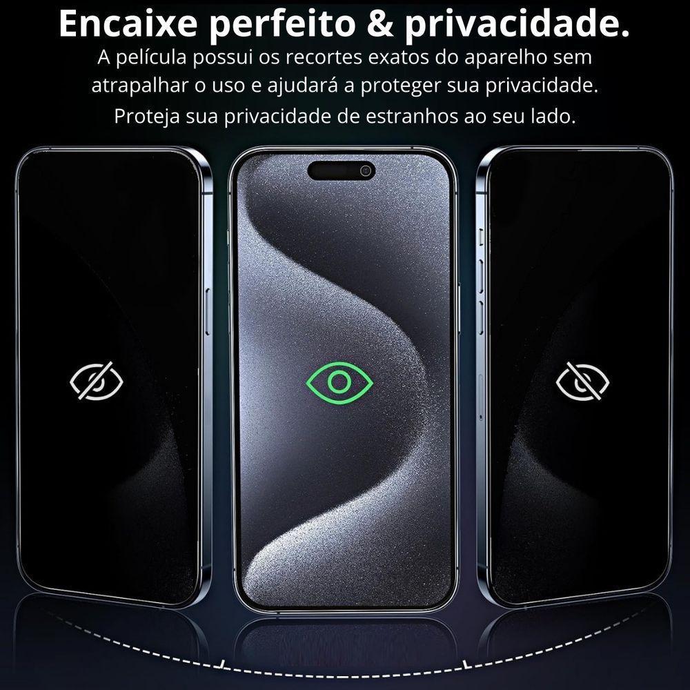 Película Privacidade Anti Spy Para Iphone 14 Pro - 3