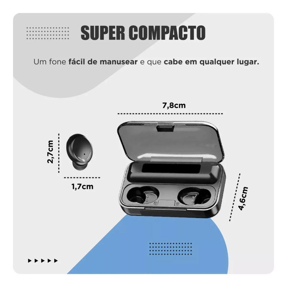 Fone Power Bank Bluetooth Top Para Samsung S23 Fe - 5