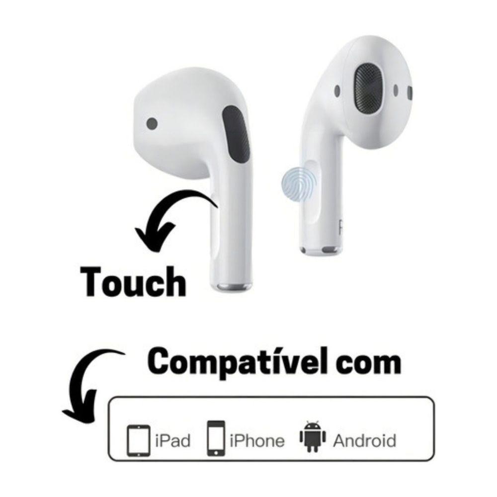 Fone De Ouvido Branco Wireless Para Samsung A53 - 2