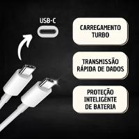 Carregador Turbo Branco Compatível Com Iphone 16 Pro Max - 2