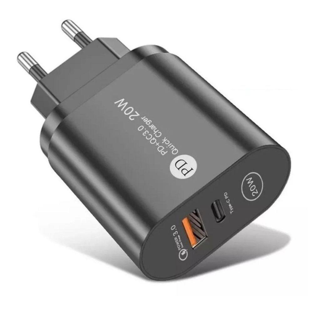 Carregador Turbo Preto Compatível Com Samsung 25 Ultra - 1