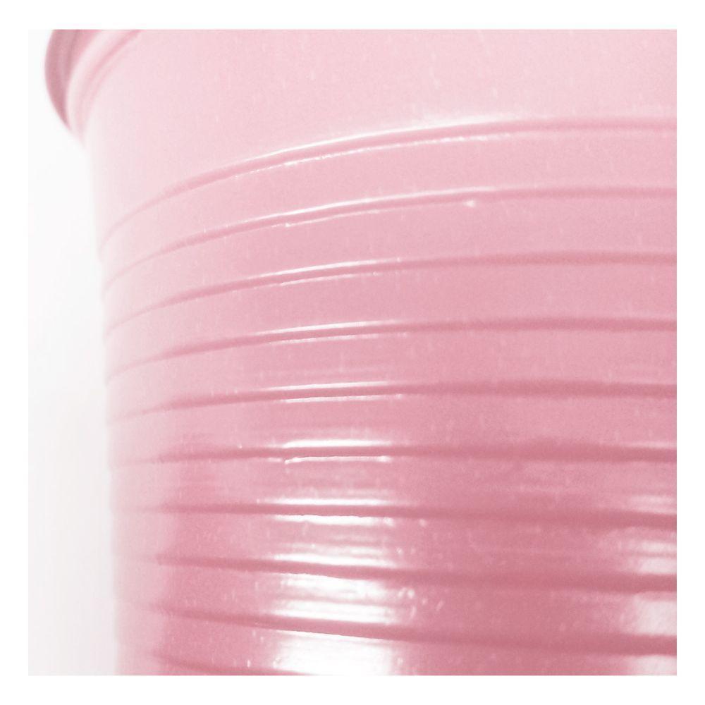 Copo Descartável Rosa Claro De Festa - 200ml - 50 Unidades - 4
