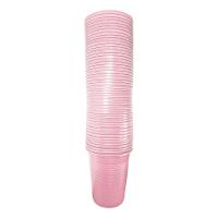 Copo Descartável Rosa Claro De Festa - 200ml - 50 Unidades - 2
