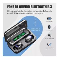 Fone Power Bank Bluetooth Top Para Samsung A21 - 5