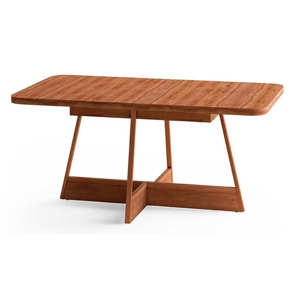 Sala De Jantar Completa átria 1592 Aço C- Tampo Madeirado 160x90cm E 6 Cadeiras Duo Rose-freijo-nogal - Rose-areia - Caramelo - Carraro - 7