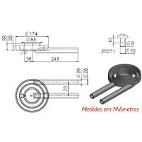 Queimador Duplo Fogão Industrial De Ferro Fundido N02 17,4cm - 2