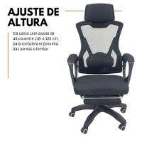 Kit 15 Cadeiras de Escritório Presidente Executiva Oficial Supreme Preto