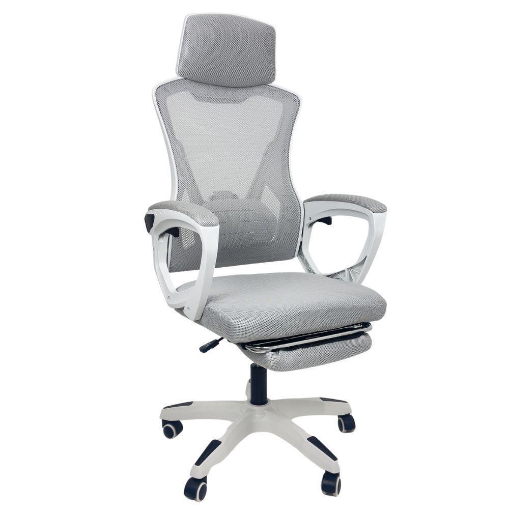 Kit 3 Cadeiras de Escritório Presidente Executiva Oficial Supreme Cinza - 5