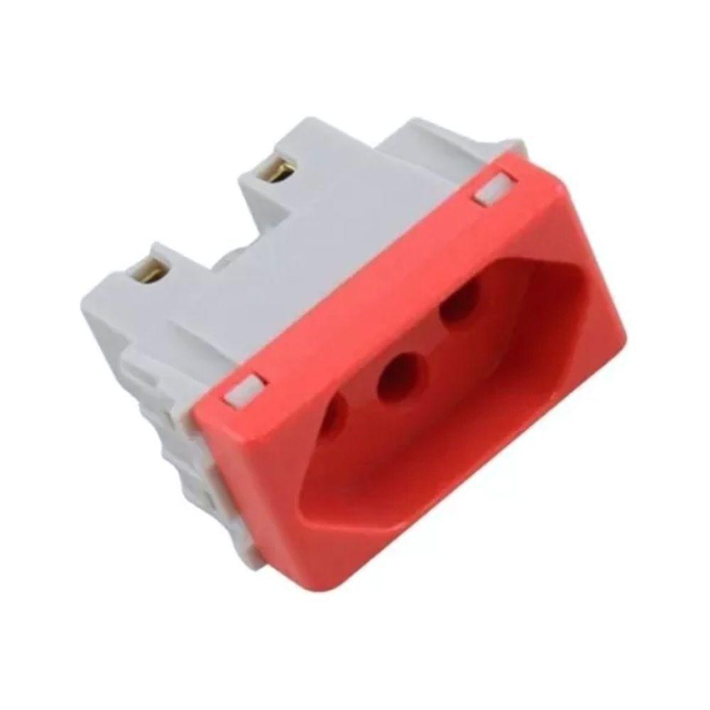 Modulo Tomada 2p+t 20a Vermelho 220v Aria Tramontina - 7
