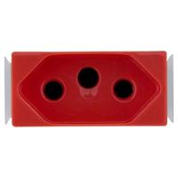 Modulo Tomada 2p+t 20a Vermelho 220v Aria Tramontina - 6