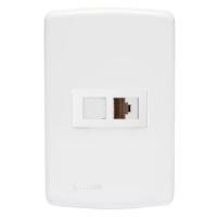 Modulo Tomada Rj45 Cat5e Branco Revita Soprano - 6