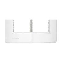 Placa 4x4 6 Modulos C/ Suporte Branco Revita Soprano - 5