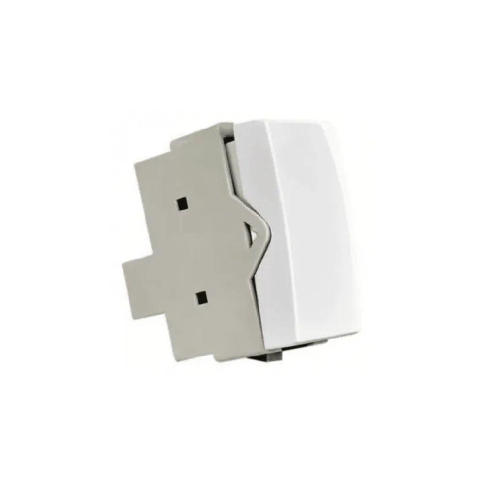 Modulo Interruptor Simples Branco Sleek Margirius 16062 - 1
