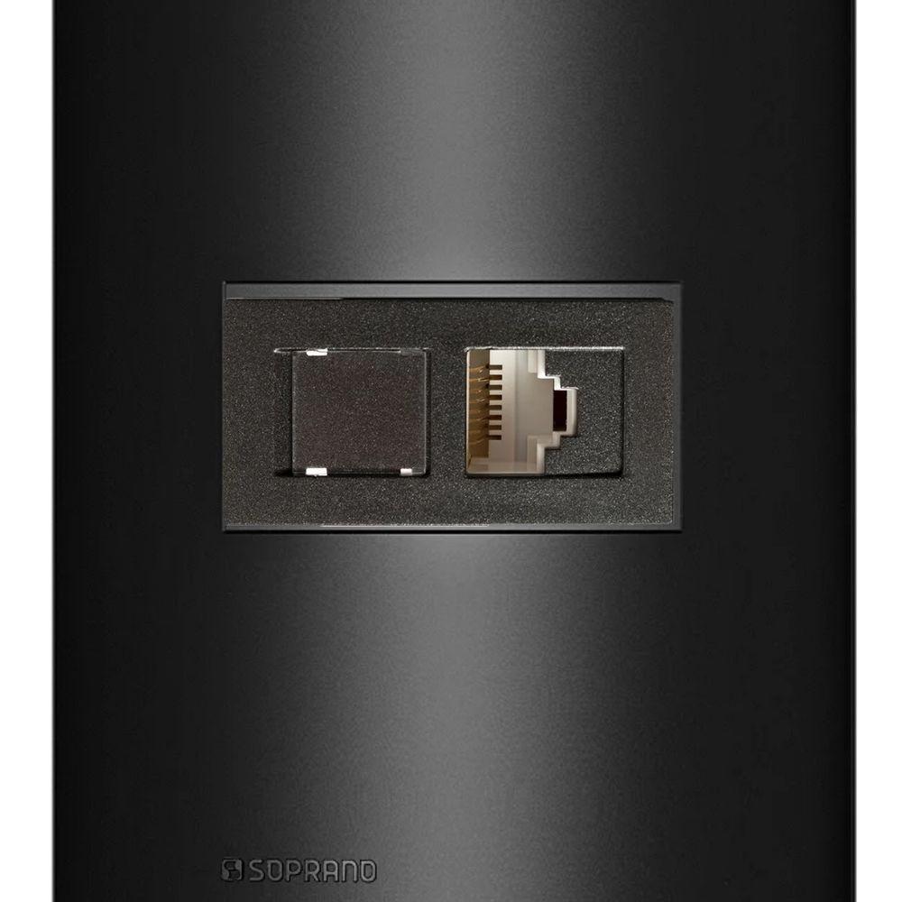 Modulo Tomada Rj45 Cat5e Carbono Revita Soprano - 7
