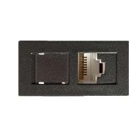 Modulo Tomada Rj45 Cat5e Carbono Revita Soprano - 1