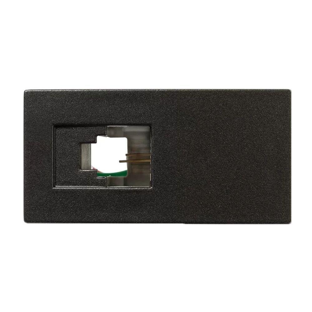 Modulo Tomada Rj11 2 Fios Carbono Revita Soprano - 1