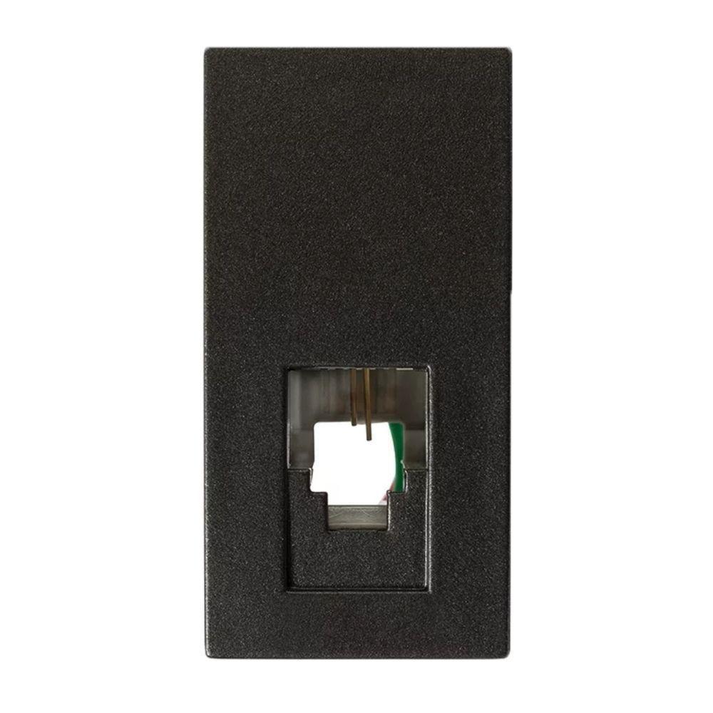 Modulo Tomada Rj11 2 Fios Carbono Revita Soprano - 7