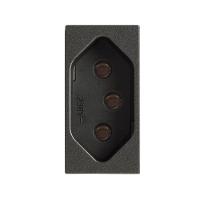 Modulo Tomada 2p+t 10a Carbono Revita Soprano - 7