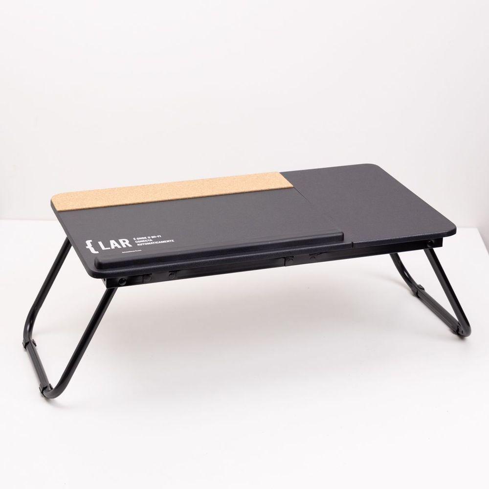 Bandeja Laptop Dobravel Cortica Preta - 3