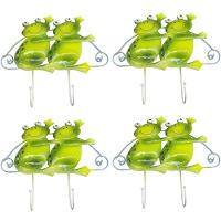 Gancho Metal Sapinho Duplo Kit 4 Unidades Enfeite Decoraçao Parede Pendura Chave Bone Bolsa Cabide Sala Casa Quarto - 1