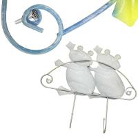 Gancho Metal Sapinho Duplo Kit 4 Unidades Enfeite Decoraçao Parede Pendura Chave Bone Bolsa Cabide Sala Casa Quarto - 2