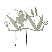 Gancho Ferro Enfeite Sapo Kit 4 Uni Porta Chaves Chapeu Bone Decoraçao Parede Pendura Casa Quarto Sala