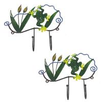 Gancho Ferro Enfeite Sapo Kit 4 Uni Porta Chaves Chapeu Bone Decoraçao Parede Pendura Casa Quarto Sala - 6