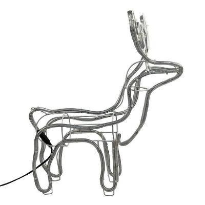 Armação De Rena Macho De Led Média Ilumine Seu Natal Com Estilo 110V