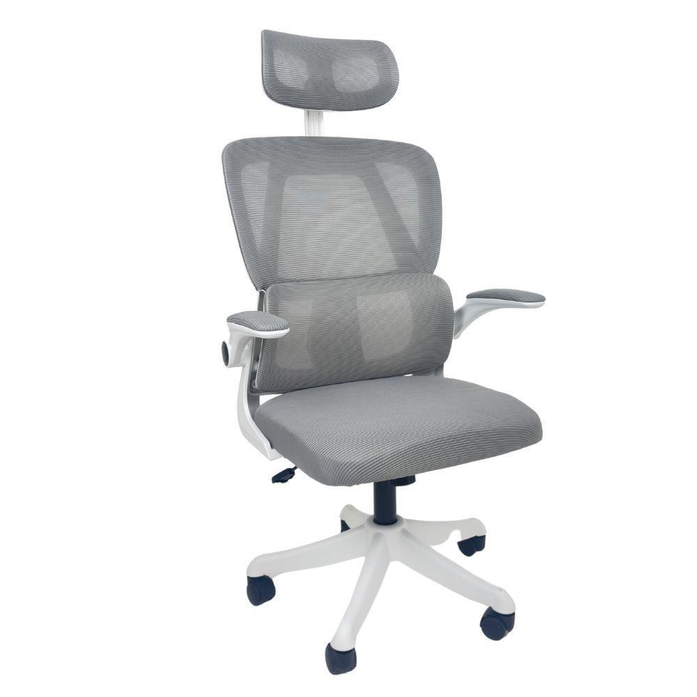 Cadeira De Escritório Presidente Executiva Oficial Legacy Cinza - 1