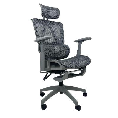Cadeira De Escritório Presidente Executiva Oficial Titan Cinza