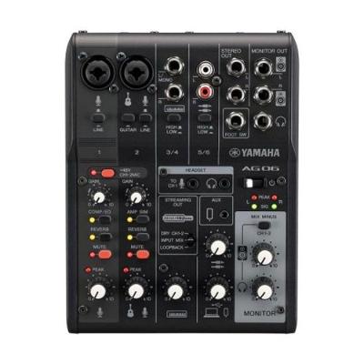 Mesa De Som Yamaha Ag06mk2 Preto