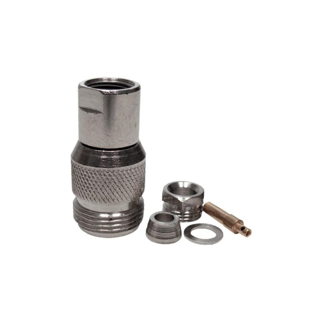 Conector N Femea Rg58 Juncao Cnnf0007 C-10 Proeletronic - 1