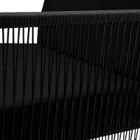 Conjunto Para área Externa De Fibra Sintética Preto - 5