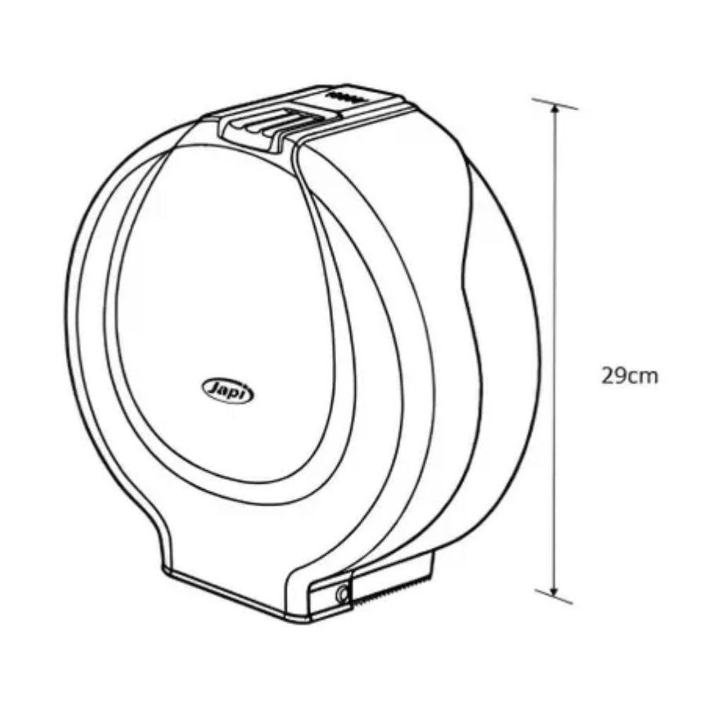 Porta Papel Higiênico Japi Hpph1k Preto - 5