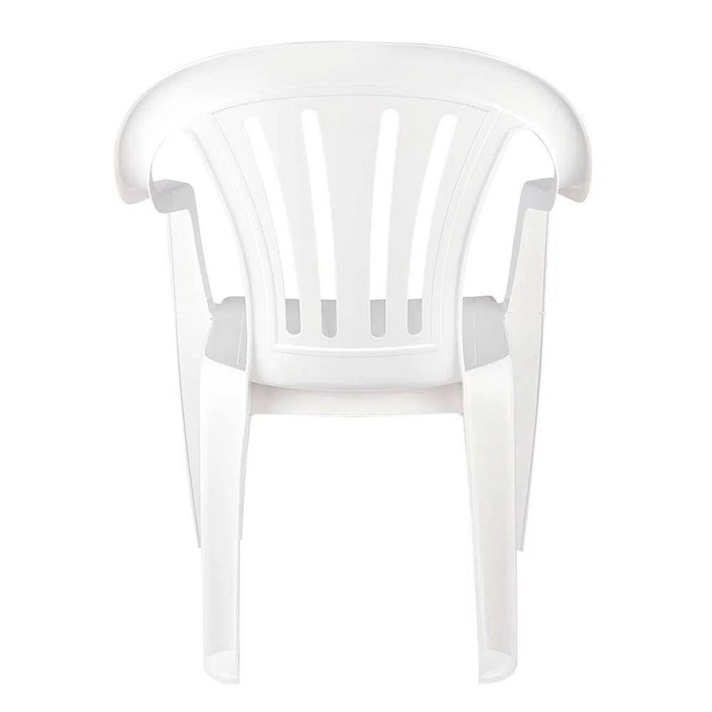 Poltrona Plástica Bela Vista Mor Branco - 4