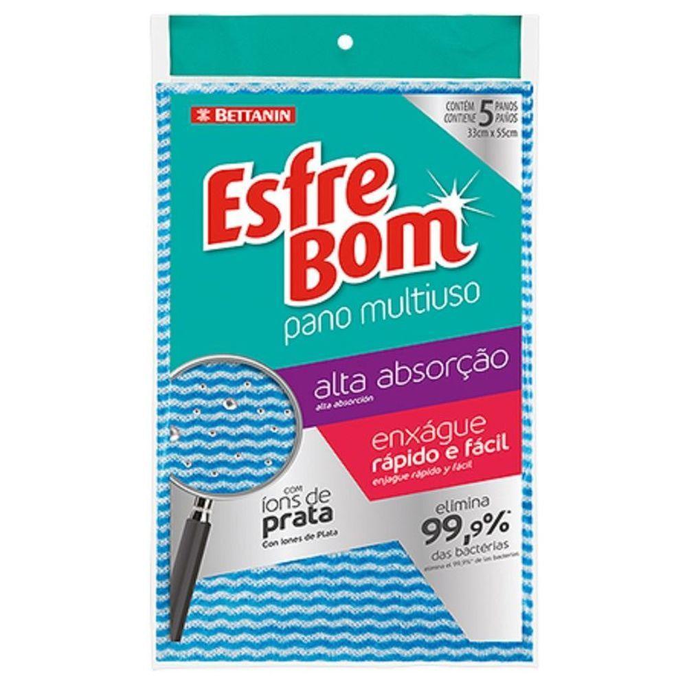 Pano Multiuso Esfrebom Bettanin Com 7 Unidades. - 1