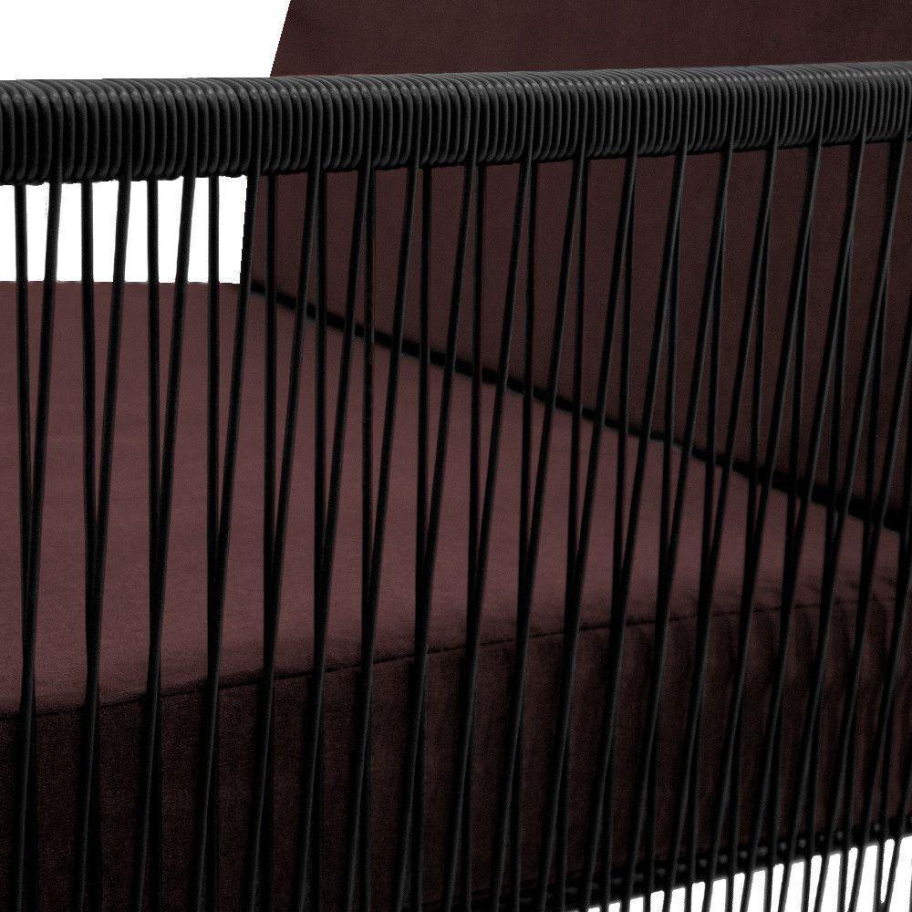 Conjunto Para área Externa De Fibra Sintética Marrom - 5